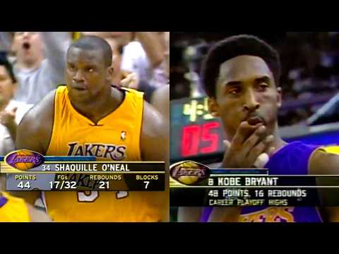 Shaquille O’Neal & Kobe Bryant 2001 PLAYOFFS HIGHLIGHTS