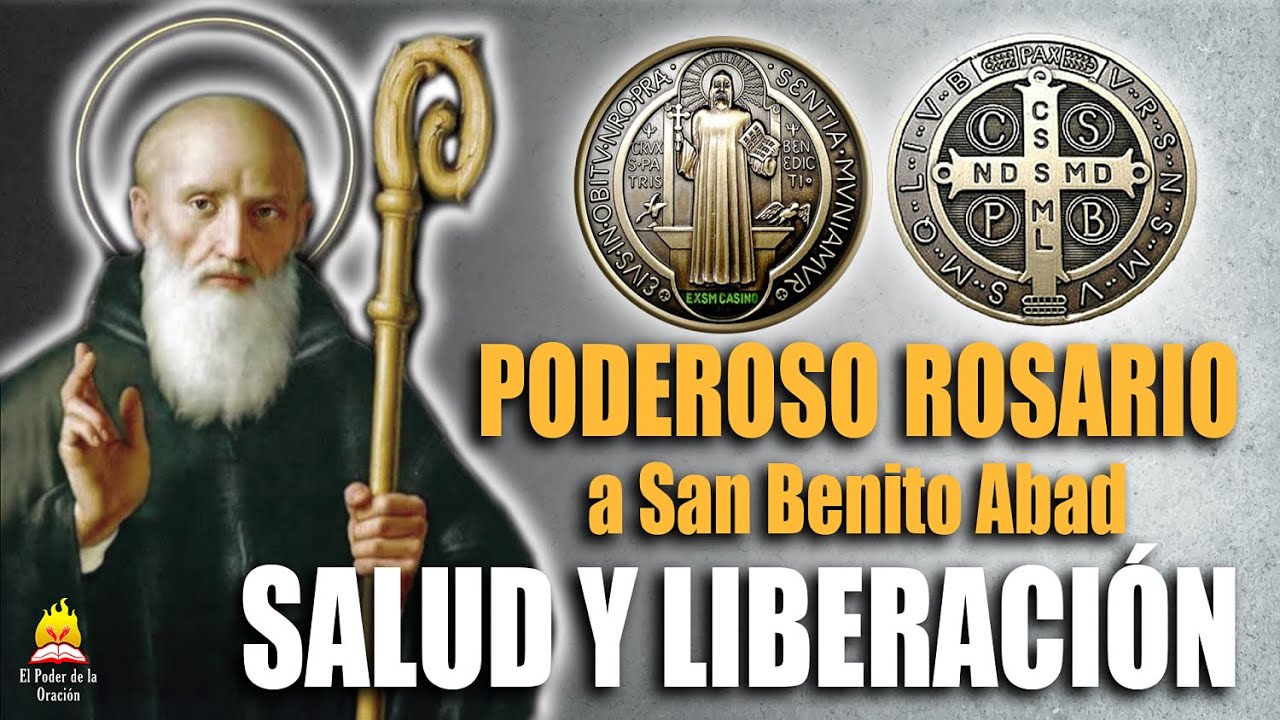 🔴 PODEROSO ROSARIO a San Benito Abad SALUD Y LIBERACIÓN de todos los ENFERMOS