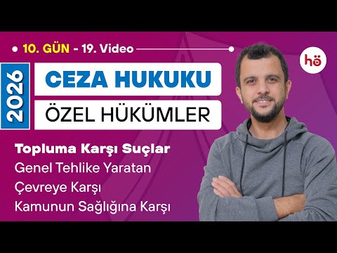 19) Special Provisions of Criminal Law - Crimes Against Society - Crimes Creating General Danger....