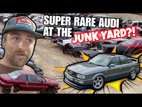 I Found a Super Rare Audi 90 Quattro Sport in the Scrap Yard AND THEY LET ME BUY IT.