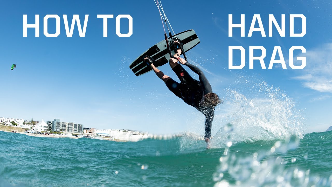 How to Hand Drag Kitesurfing
