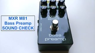 Video thumbnail for MXR M81 Bass Preamp  - Soundcheck (use headphones) by massivebeatzz