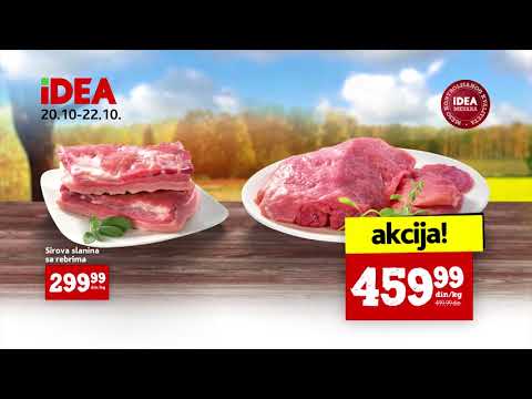 IDEA vikend akcija 20.10 - 22.10.2017.