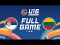 FINAL Serbia V Lithuania Full Basketball Game FIBA U16 EuroBasket 2025