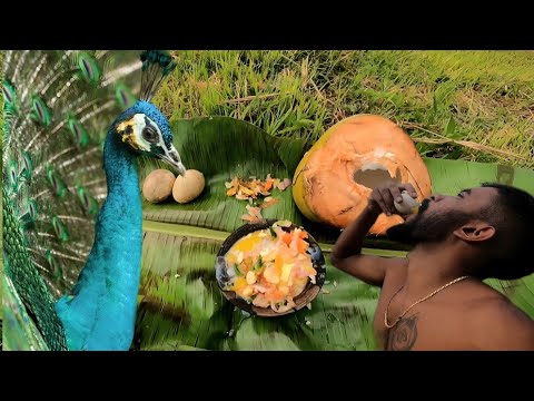 මචං යමුද මොණර බිත්තර හොයන්න.? | hunting pavo eggs & cooking it in sri lanka | Veddaa