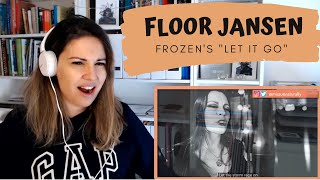 REACTION to Floor Jansen FROZEN'S Let It Go