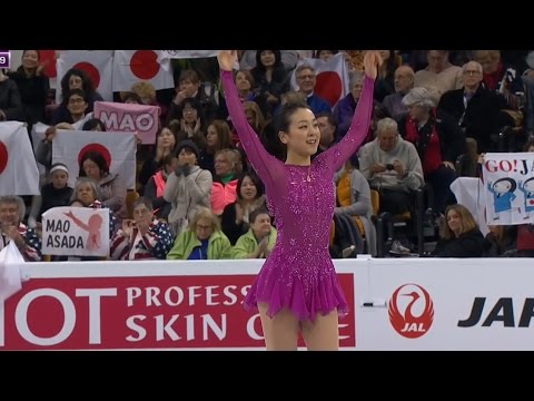 Mao Asada - Short Program - 2016 World Figure Skating Championships - Boston USA