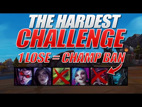 I Did THE HARDEST League of Legends CHALLENGE!