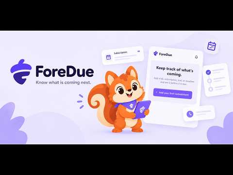 ForeDue video thumbnail