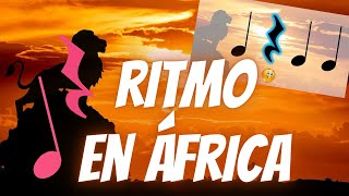 Lectura rítmica NEGRA y SILENCIO en ÁFRICA🦁(Easy Rhythm Reading- Quarter Note & Quarter Rest)