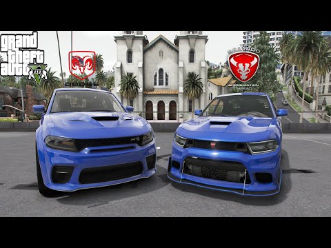 Buffalo STX VS Dodge Charger Hellcat #4K