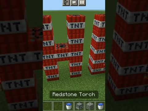 Insane Minecraft TNT Experiment 🔥 #Minecraft #Viral