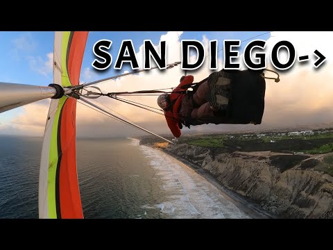 I shouldn't have taken off.... Torrey Pines Hang Gliding (narrated)