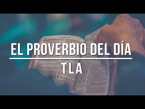 Proverbio del día 29 - Biblia Hablada // AudioBiblia - TLA
