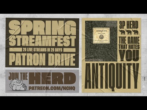 Antiquity (Revisited) - 3p Play-through, & Roundtable Discussion by Heavy Cardboard