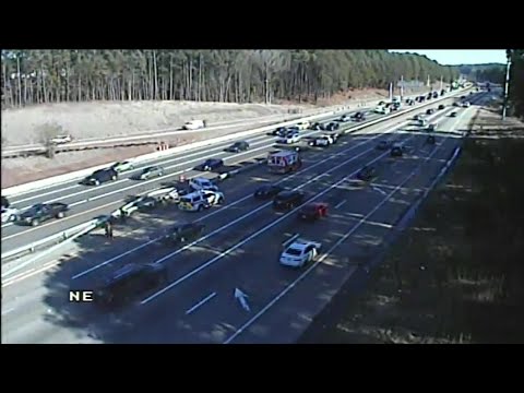 RAW VIDEO: Scene of crash on I-40 near Aviation Parkway