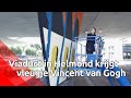 De mural van Ilse Weisfelt is geïnspireerd op het werk van Vincent van Gogh