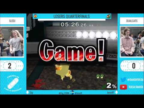 Crews in for a Bruisin' 4 - Sledj (Fox, Sheik) vs Dualcats (Falco) - Singles Losers Quarters