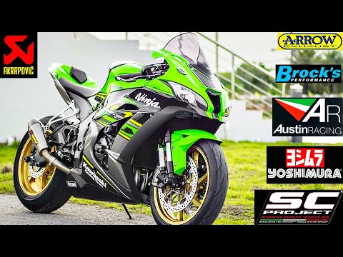 🐸 Kawasaki Ninja ZX-10R (2016 +) - Austin Racing ,Arrow  ,Akrapovic...🔥