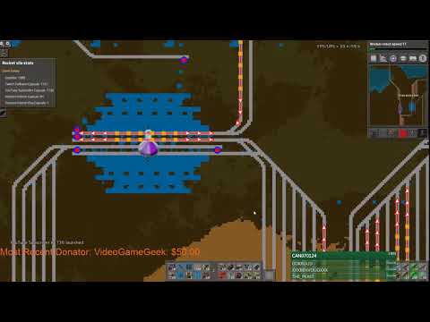 Stream Footage Oct 29: Sending Supporters To Space 4k/min Science 4 RPM Megabase!