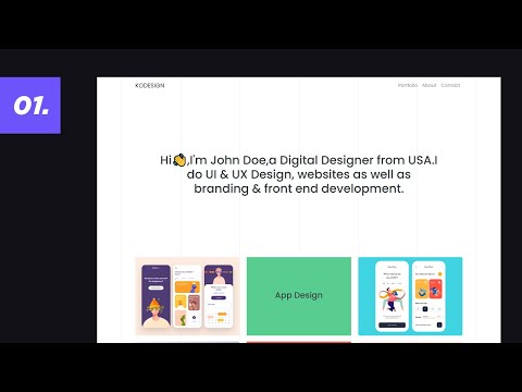 🔥 Build a portfolio website Using Bootstrap 5,HTML & CSS [ FREE SOURCE CODE]