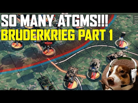 SO MANY ATGMS!!! - Army General BRUDERKRIEG Part 1 - WARNO Gameplay