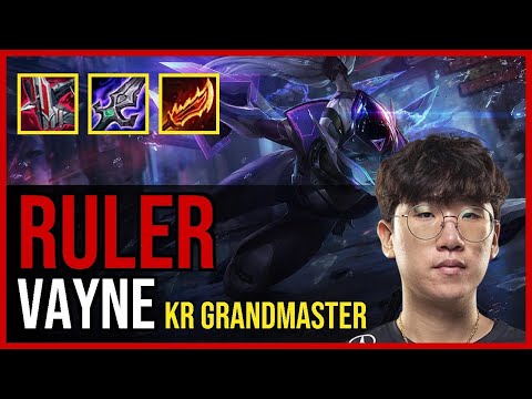 Ruler - VAYNE vs. URGOT Top | KR Grandmaster
