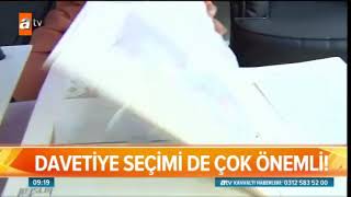 #101 Atv Röportajımız  Düğün Davetiyesi  Nikah Şekerleri  Davetiye Sar