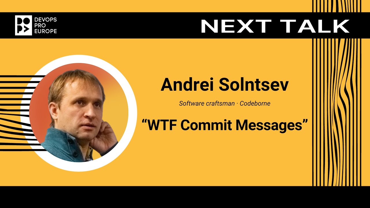 Andrei Solntsev: WTF Commit Messages