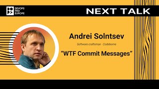 Andrei Solntsev: WTF Commit Messages