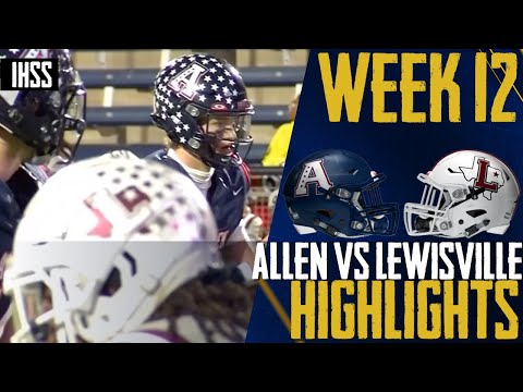 Allen Eagles Triumph Over Lewisville Fighting Farmers in Bi-District Matchup