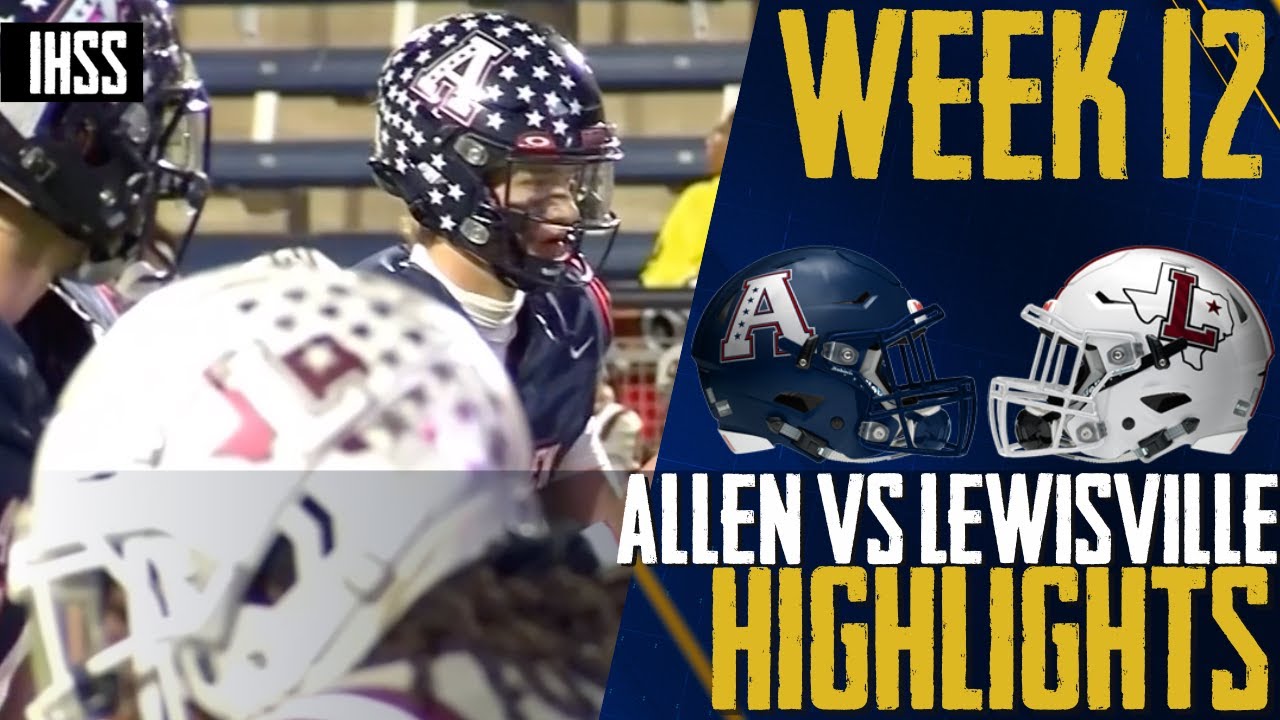 Allen Eagles Triumph Over Lewisville Fighting Farmers in Bi-District Matchup