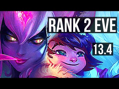 EVELYNN vs NUNU & WILLUMP (JNG) | 11/0/9, Rank 2 Eve, Legendary, 300+ games | TR Challenger | 13.4