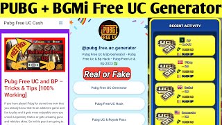 pubg & Bgmi uc generator without human verification 2023 Real or Fake full explained