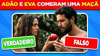Quiz Livro de Gênesis ✝️ 30 Perguntas de Verdadeiro ou Falso | Quiz Bíblico