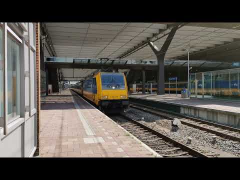 NS 186 015 + 186 027 with IC Direct departing Rotterdam, NL 26/05/2022 [4K60]