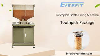 Automatic Toothpick Bottle Filling Machine：Double feeding, double packing speed