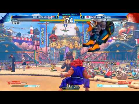 SFV : Capcom Cup 2017 Top 8 | menard tokido
