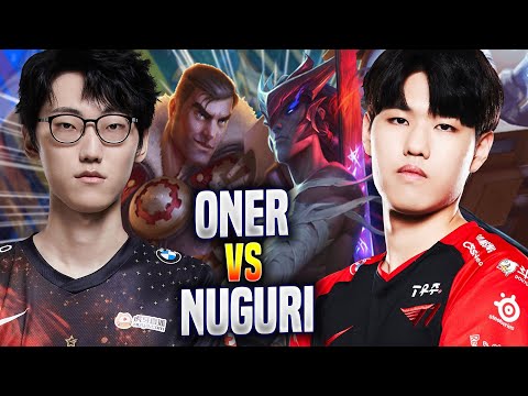ONER YONE vs NUGURI JAYCE! - T1 Oner Plays Yone TOP vs DK Nuguri Jayce! | Season 2022
