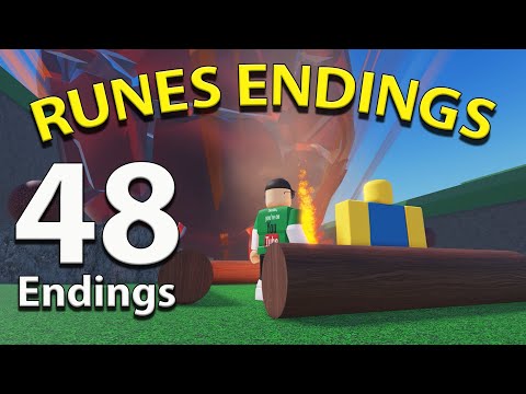 How To Get All *RUNES ENDINGS* Roblox