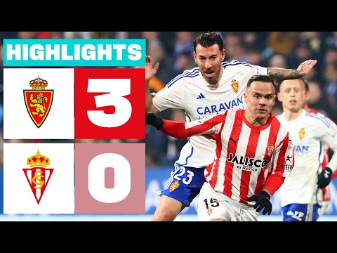 Resumen de Real Zaragoza vs Real Sporting Matchday 25