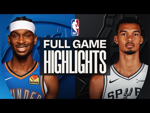 THUNDER at SPURS | FULL GAME HIGHLIGHTS | December 23, 2025