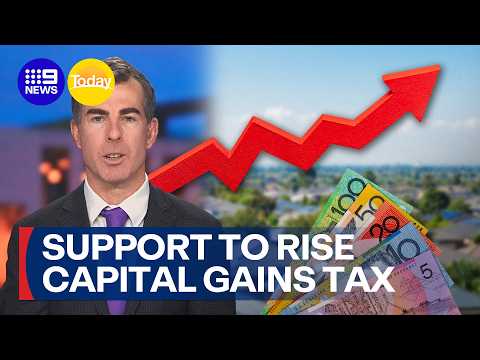 Support grows to increase capital gains tax on property investors | 9 News Australia