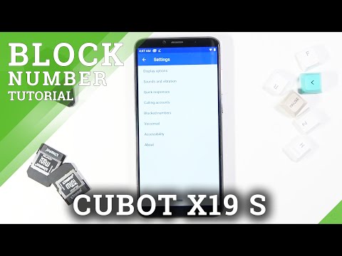 How to Block Number in CUBOT X19 S – Add Number to Blacklist