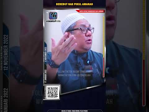 ZONKULIAH RINGKAS : Manusia Yang Menzalimi Diri Sendiri (Khianati Amanah) - Ustaz Shamsuri Ahmad