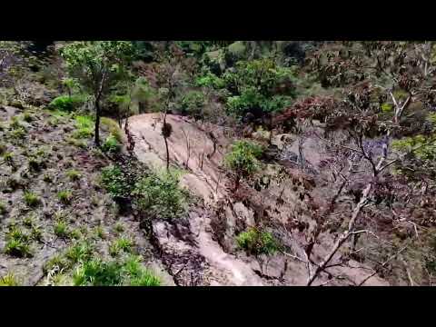 Droneando sobre los Campos de Mercedes La Ceiba. 