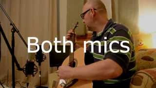 Video thumbnail for mxl r144 with digital reference dr-cx1 (acoustic guitar) by ambiguation
