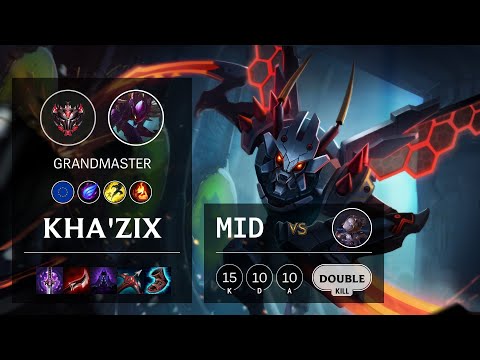 Kha'Zix Mid vs Orianna - EUW Grandmaster Patch 10.16