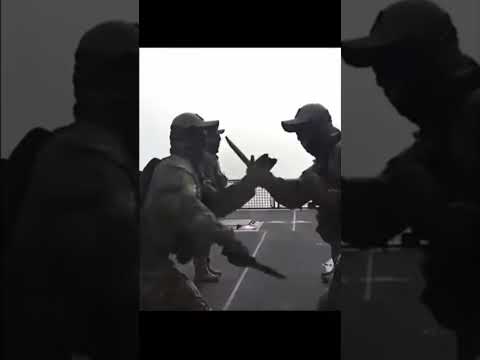 South Korea knife training #cool #fyp #combat