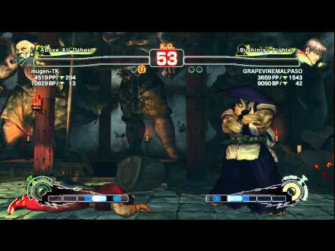 mugen-TK [Gouken] vs. GRAPEVINEMALPASO [Guy] | SSF4 Arcade Edition